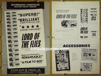 #A497 LORD OF THE FLIES pressbook '63 William Golding
