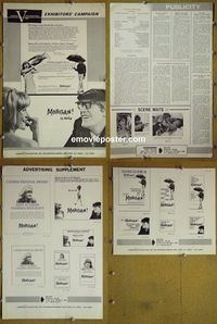 #A576 MORGAN pressbook '66 Redgrave, Warner