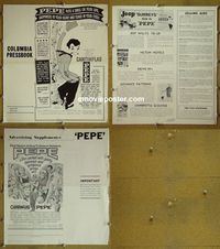 #A641 PEPE pressbook '61 Cantinflas, Dailey, Jones