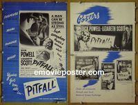 #A655 PITFALL pressbook '48 Powell, Scott