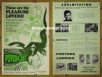 #A670 PSYCH-OUT pressbook '68 drugs, Nicholson