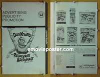 #A685 RELUCTANT ASTRONAUT pressbook '67 Don Knotts