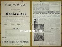 #A719 SANTA CLAUS pressbook '60 Christmas fantasy!