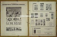 #A772 SODOM & GOMORRAH pressbook '63 Stewart Granger