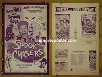 #A789 SPOOK CHASERS pressbook '57 Bowery Boys
