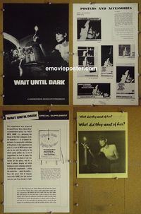 #A890 WAIT UNTIL DARK pressbook '67 A. Hepburn
