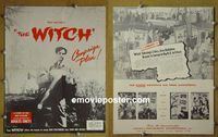 #A914 WITCH pressbook '54 Finnish horror!