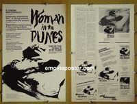 #A918 WOMAN IN THE DUNES pressbook '64 Hiroshi Teshigahara