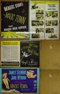 #A515 MAGIC TOWN special poster '47 Stewart