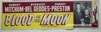 B060 BLOOD ON THE MOON banner movie poster '49 Robert Mitchum