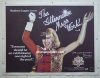 B176 ALTERNATIVE MISS WORLD linen British quad movie poster movie poster '80