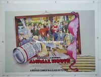 B177 ANIMAL HOUSE linen British quad movie poster '78 John Belushi