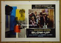 B142 BLOWUP linen Italian photobusta movie poster '66 Michelangelo Antonioni