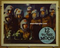 C636 12 TO THE MOON lobby card #8 '60 astronauts!