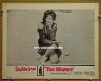 C648 2 WOMEN lobby card '61 Sophia Loren