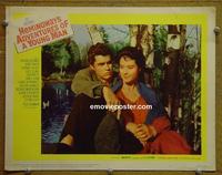 C687 ADVENTURES OF A YOUNG MAN lobby card #5 '62 Newman