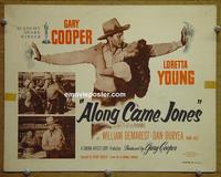 C092 ALONG CAME JONES title lobby card R53 Gary Cooper