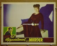C736 APPOINTMENT WITH MURDER lobby card #5 '48 great image!