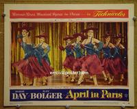 C737 APRIL IN PARIS lobby card #6 '53 Doris Day