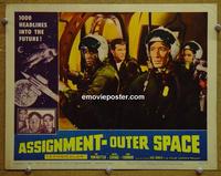 C746 ASSIGNMENT-OUTER SPACE lobby card #8 '62 sci-fi!