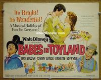 C111 BABES IN TOYLAND title lobby card '61 Walt Disney