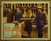 C757 BABETTE GOES TO WAR lobby card #6 '60 Brigitte Bardot
