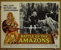 C781 BATTLE OF THE AMAZONS lobby card #6 '73 Lucretia Love