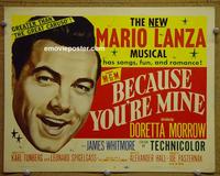 C118 BECAUSE YOU'RE MINE title lobby card52 Mario Lanza