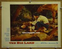C822 BIG LAND lobby card #2 '57 Alan Ladd, western