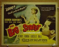 C131 BIG STREET title lobby card '42 Henry Fonda, Ball