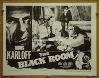 C836 BLACK ROOM lobby card R55 Boris Karloff, horror