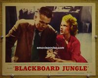 C841 BLACKBOARD JUNGLE lobby card #5 '55 Glenn Ford, Francis