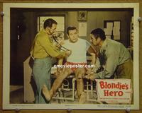 C852 BLONDIE'S HERO lobby card '50 Arthur Lake