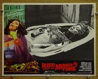 C855 BLOOD FROM THE MUMMY'S TOMB lobby card #6 '72