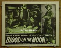 C856 BLOOD ON THE MOON lobby card #6 R53 Robert Mitchum