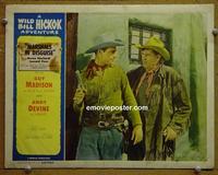 C869 WILD BILL HICKOK stock style B LC 1950s Guy Madison as Wild Bill Hickock, Andy Devine, Border City Rustlers!