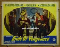 C889 BRIDE OF VENGEANCE lobby card #5 '49 Paulette Goddard