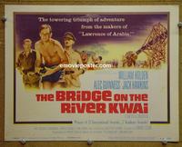 C148 BRIDGE ON THE RIVER KWAI title lobby cardR63Holden