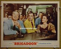 C893 BRIGADOON lobby card #3 '54 Gene Kelly, Charisse
