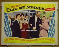 C910 CALL ME MADAM lobby card #2 '53 Ethel Merman