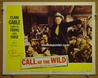 C911 CALL OF THE WILD lobby card #4 R53 Gable, Young
