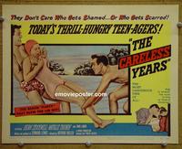 C166 CARELESS YEARS title lobby card '57 Dean Stockwell