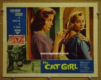 C930 CAT GIRL lobby card #6 '57 Barbara Shelley