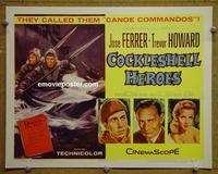 C178 COCKLESHELL HEROES title lobby card '56 Ferrer, Howard