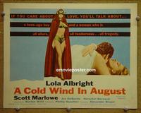 C179 COLD WIND IN AUGUST title lobby card61 Albright, Marlowe