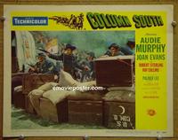 C961 COLUMN SOUTH lobby card #4 '53 Audie Murphy