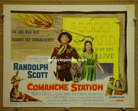 C182 COMANCHE STATION title lobby card60 Randolph Scott