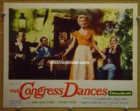 C966 CONGRESS DANCES lobby card #2 '56 Matz