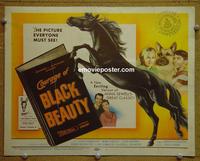 C188 COURAGE OF BLACK BEAUTY title lobby card '57 Crawford