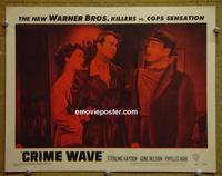 C979 CRIME WAVE lobby card #4 '53 Phyllis Kirk
